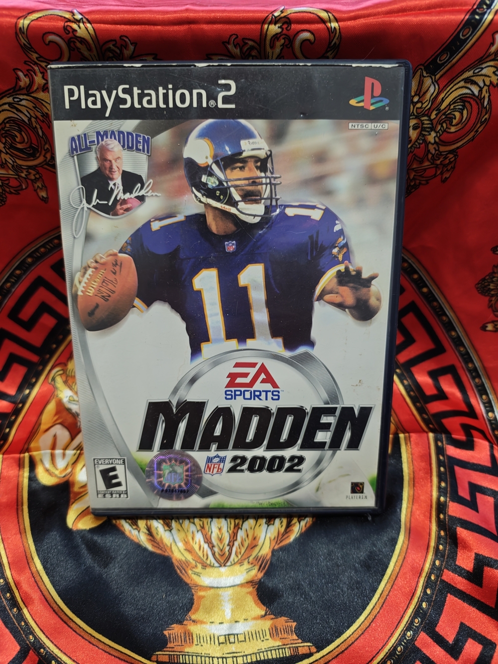 Madden NFL 2002 PlayStation 2 Game - Blue